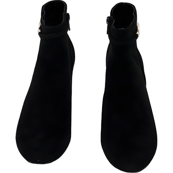 Bella Vita Diaz Black Kid Suede Bootie Women's US 8.5M - Picture 5 of 6